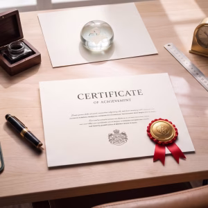 certification image