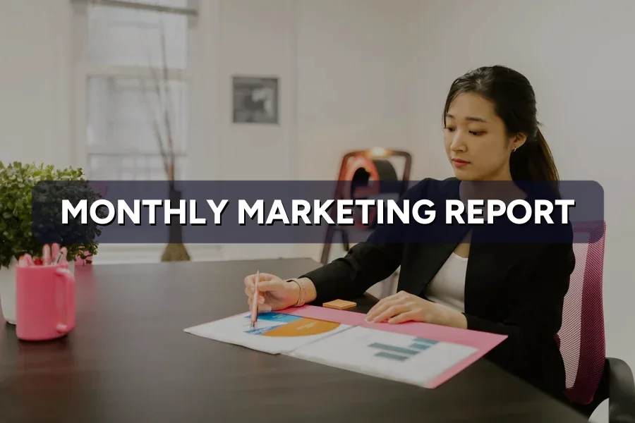 Monthly Marketing Report Template for In-House Teams