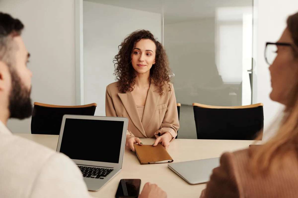 Digital Marketing Agency | ZenWeb Malaysia A woman answering questions in a job interview