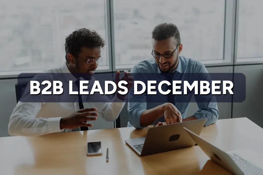 B2B Leads in December: Why They Drop and What to Run