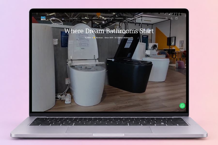 Big Bath website