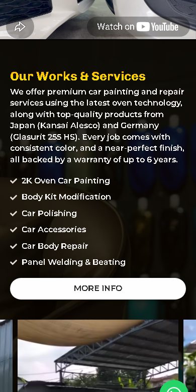 Digital Marketing Agency | ZenWeb Malaysia HH Spray website on a phone