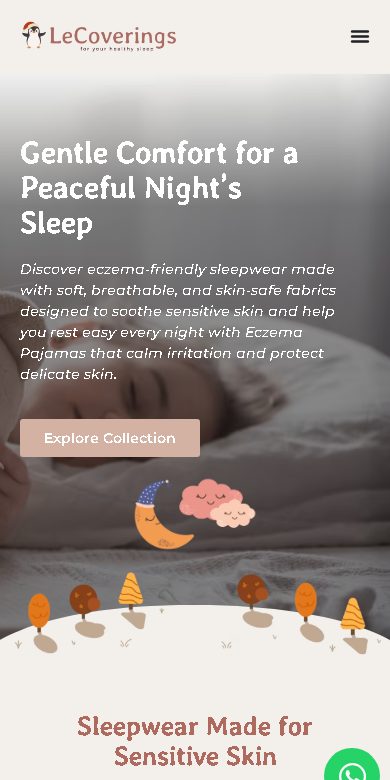 Digital Marketing Agency | ZenWeb Malaysia LeCoverings website on a phone