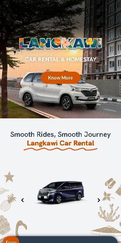 Digital Marketing Agency | ZenWeb Malaysia JNC Langkawi website on a phone