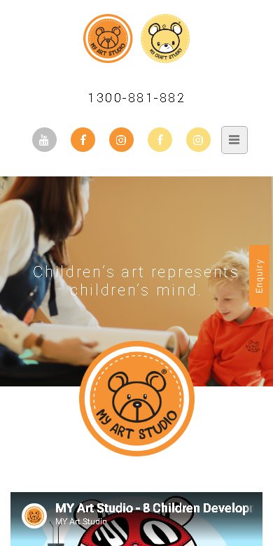Digital Marketing Agency | ZenWeb Malaysia MY Art Studio website on a phone