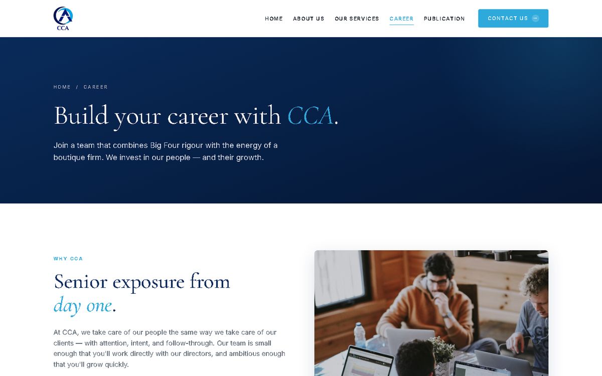 Digital Marketing Agency | ZenWeb Malaysia Career of the CCA website