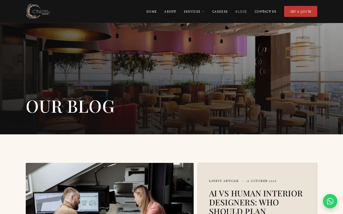 Digital Marketing Agency | ZenWeb Malaysia Blogs of the CTN Interior Solutions website