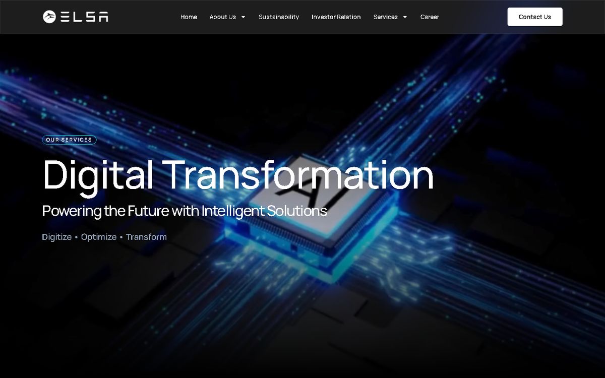 Digital Marketing Agency | ZenWeb Malaysia Digital Transformation of the ELSA Berhad website