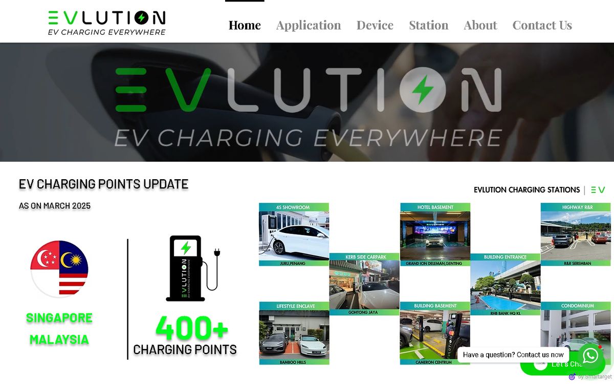 Digital Marketing Agency | ZenWeb Malaysia Home page of the EVlution website