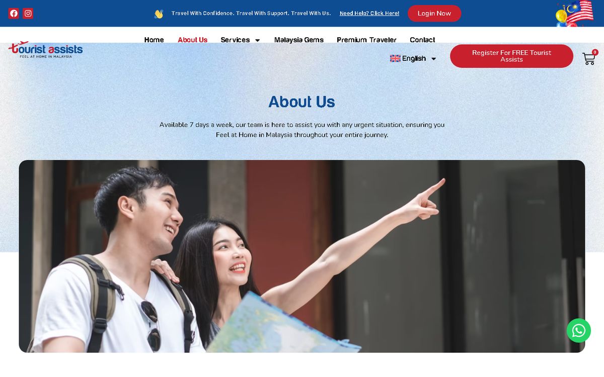 Digital Marketing Agency | ZenWeb Malaysia About Us of the Tourist Assists website