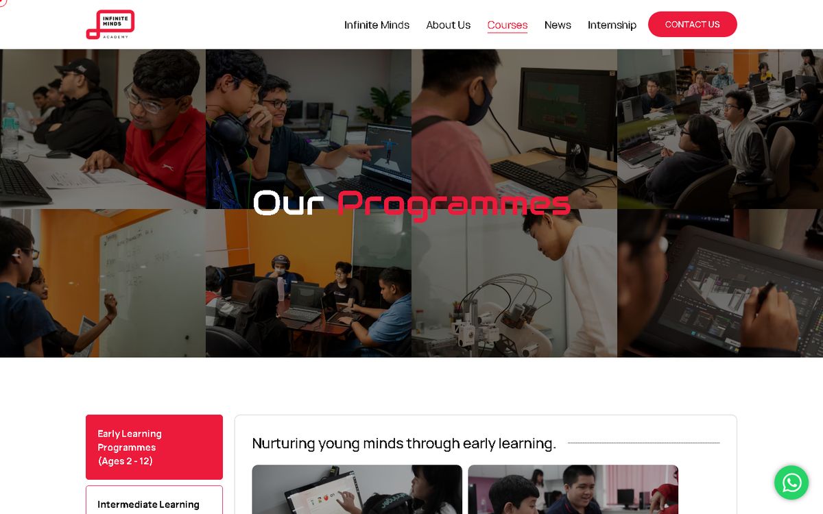 Digital Marketing Agency | ZenWeb Malaysia Courses of the Infinite Minds Academy website