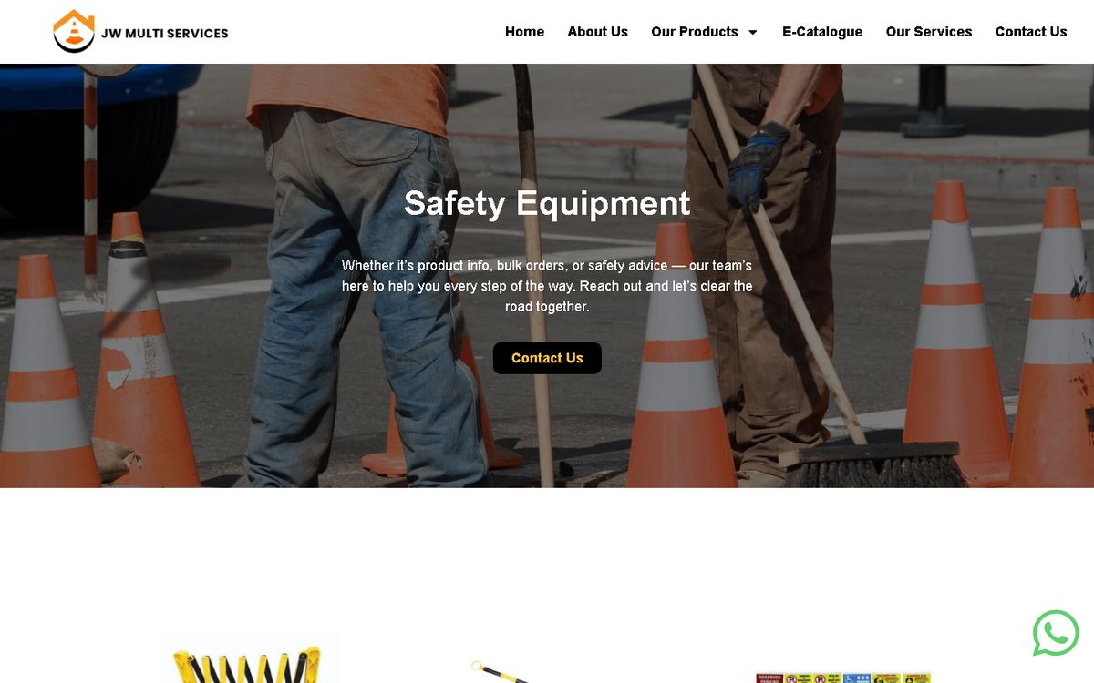 Digital Marketing Agency | ZenWeb Malaysia Safety Equipment of the JW Multi Services website