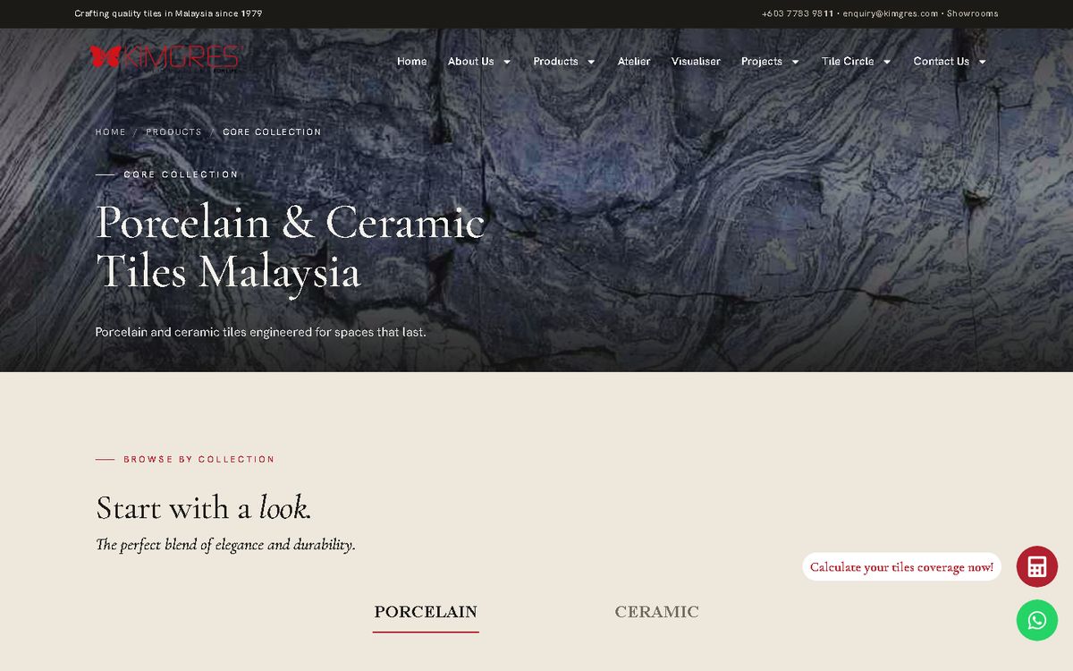 Core Collection of the Kimgres website