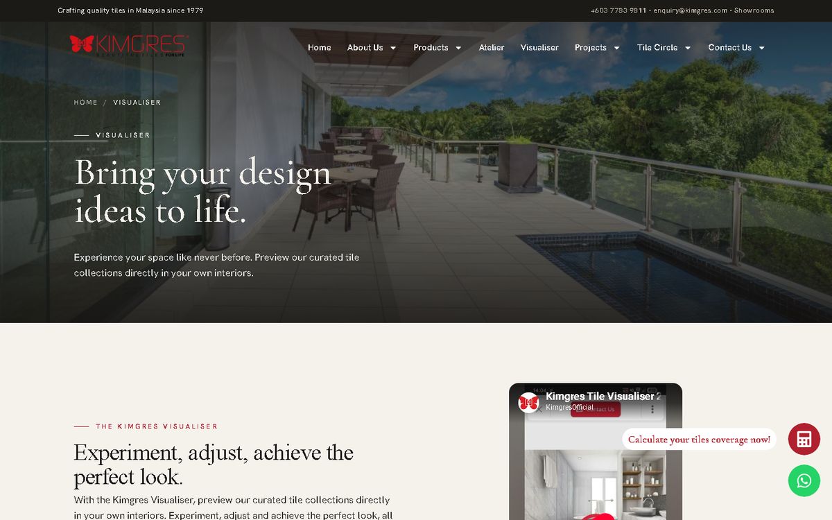 Visualiser of the Kimgres website