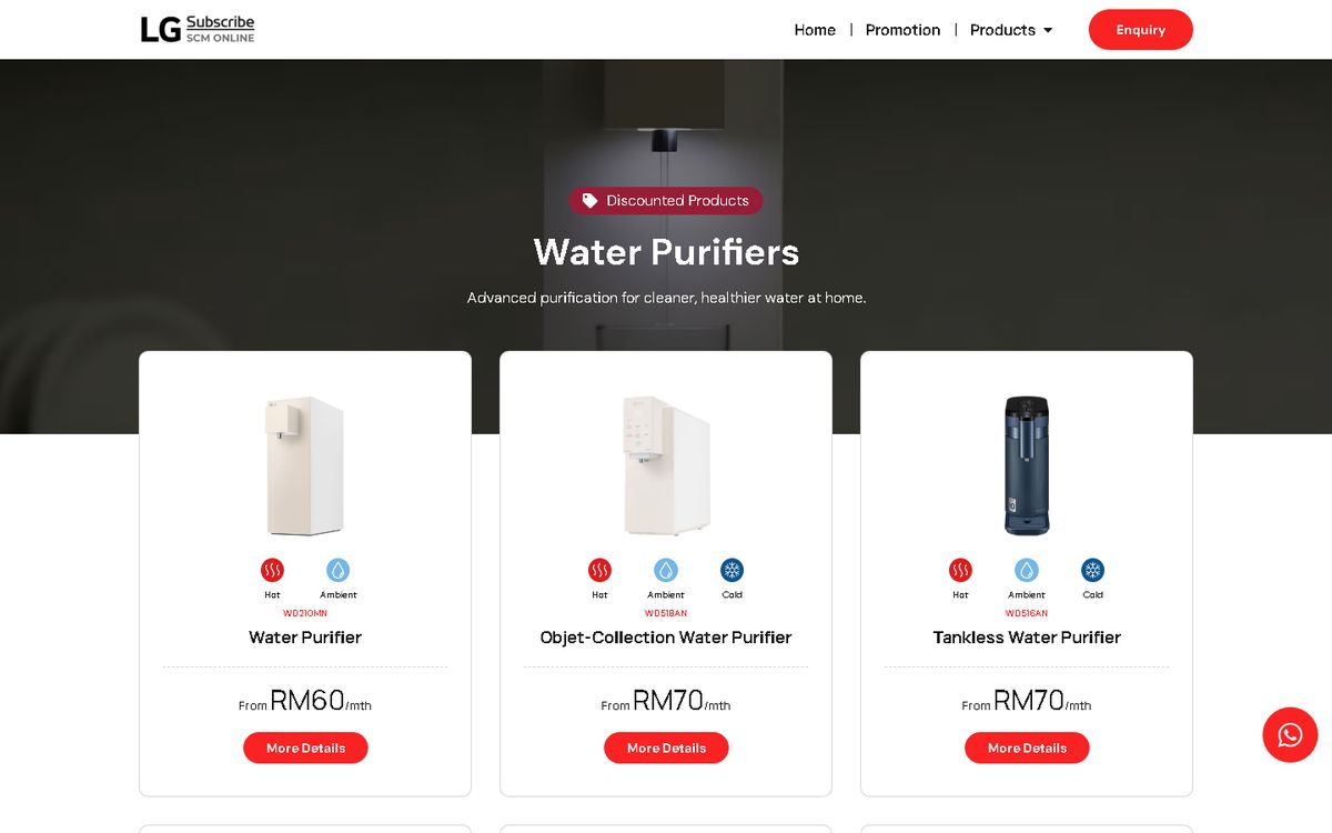 Digital Marketing Agency | ZenWeb Malaysia Water Purifiers of the SCM Online website