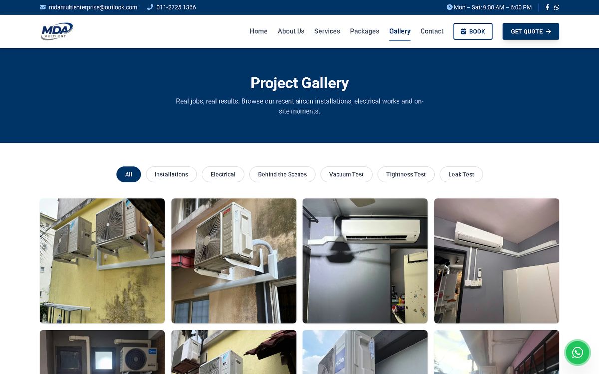 Digital Marketing Agency | ZenWeb Malaysia Gallery of the MDA Multi Enterprise website