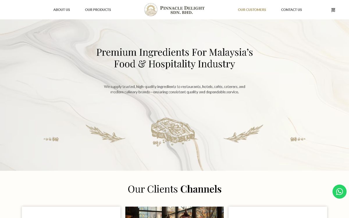 Digital Marketing Agency | ZenWeb Malaysia Our Customers of the Pinnacle Delight website