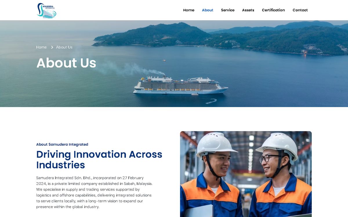 Digital Marketing Agency | ZenWeb Malaysia About Us of the Samudera Integrated website