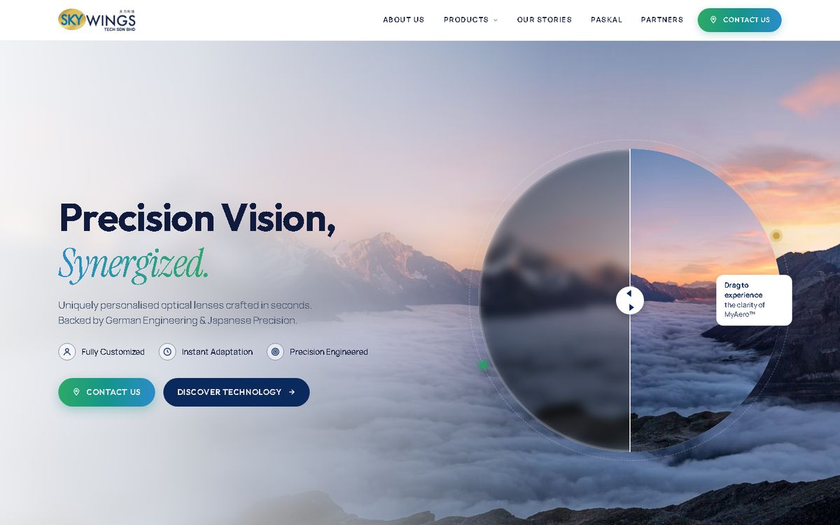 Digital Marketing Agency | ZenWeb Malaysia Home page of the Skywings Tech website