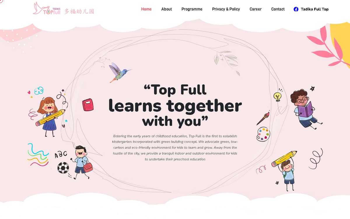 Digital Marketing Agency | ZenWeb Malaysia Home page of the Tadika Top Full website